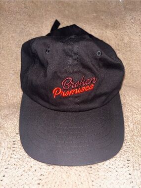 Broken Promises Things Have Changed Black Strapback Hat